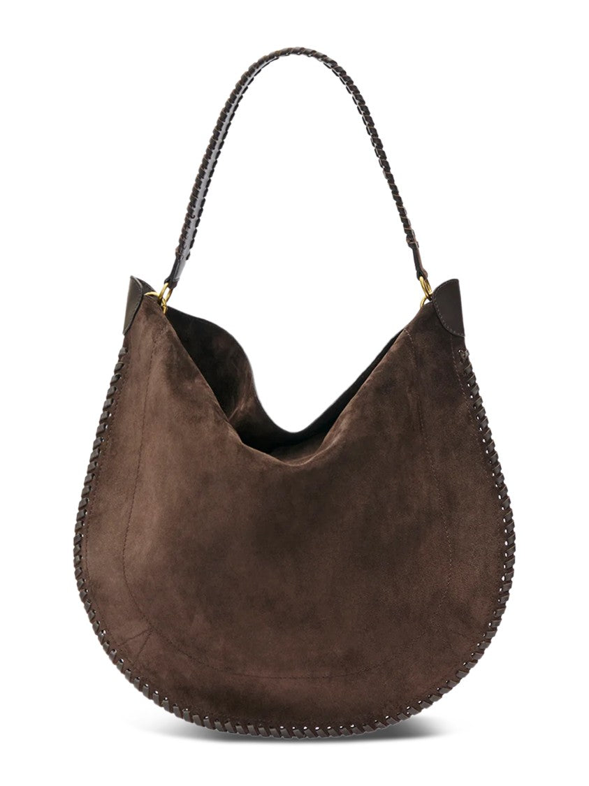Isabel Marant Oskan Hobo Soft-Gz Braided Crescent Hobo Bag