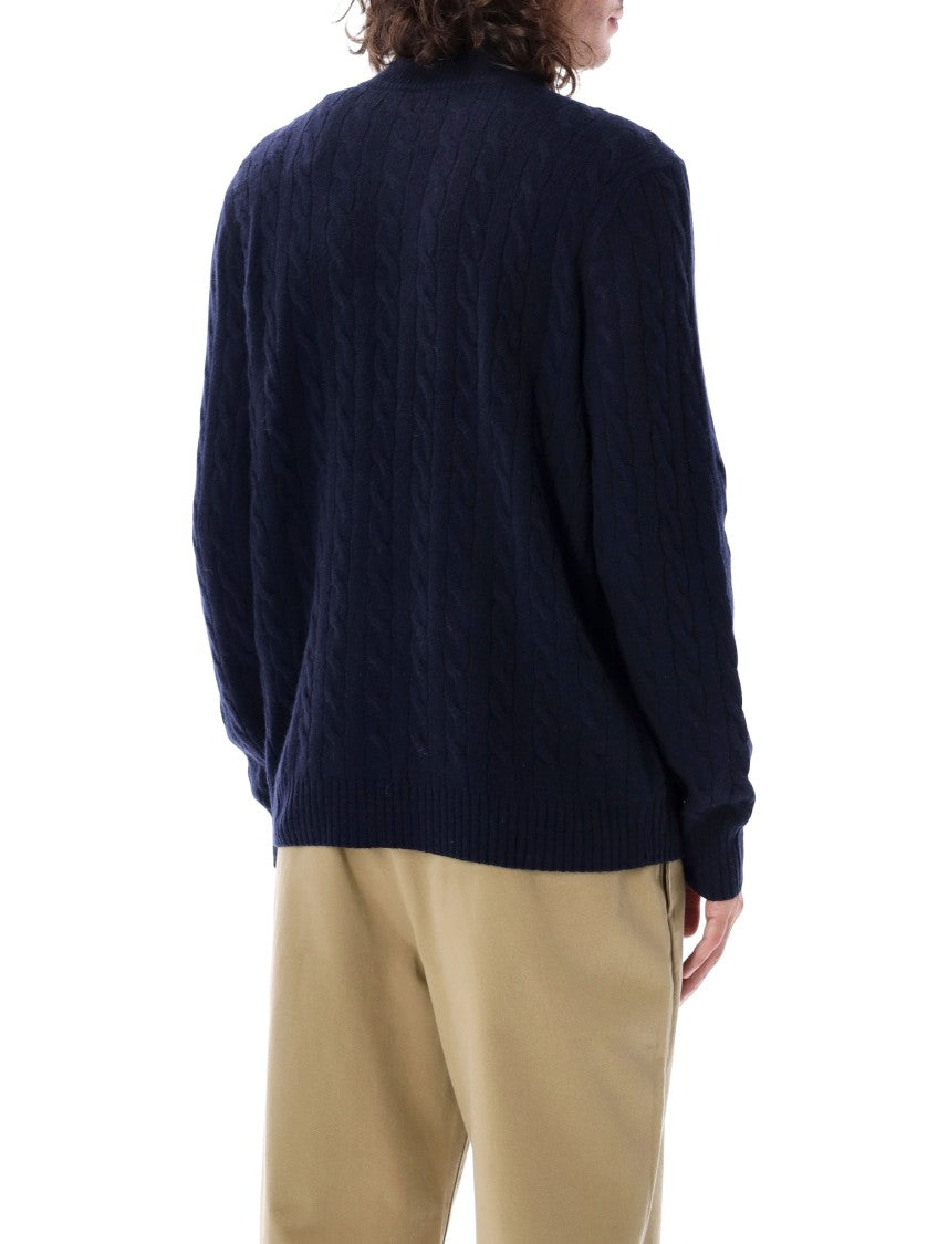 Polo Ralph Lauren Textured Cable Knit Half-Zip Sweater