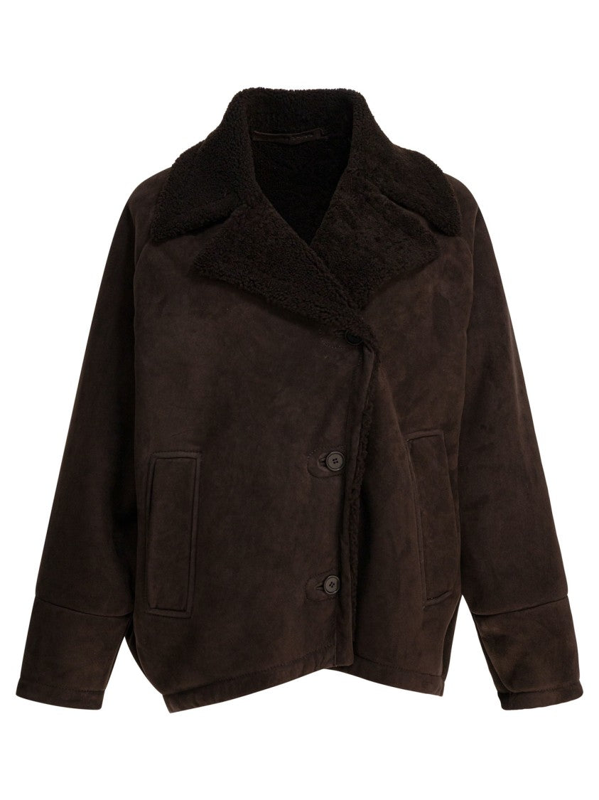 Salvatore Santoro Balzer Shearling Suede Leather