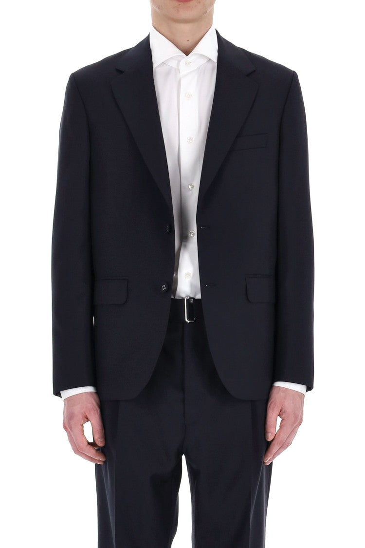 Officine Generale Kent Model Single-Breasted Wool Jacket