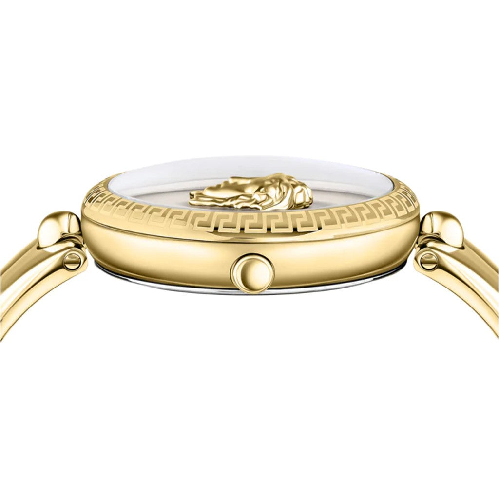 Versace Palazzo Empire 34Mm Women's Gold-Tone Quartz Watch — Black Dial
