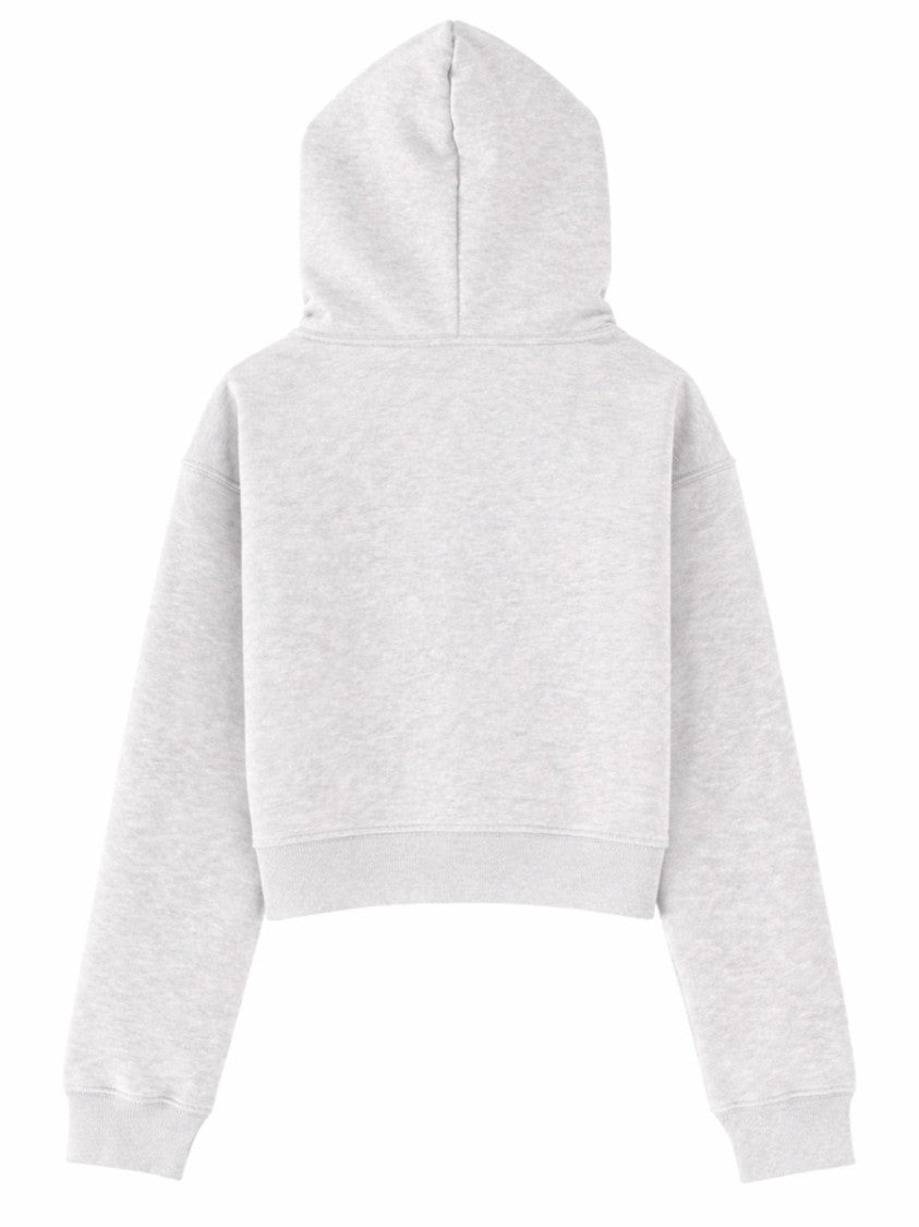 Stella Mccartney Light Grey Circular Embossed Hoodie