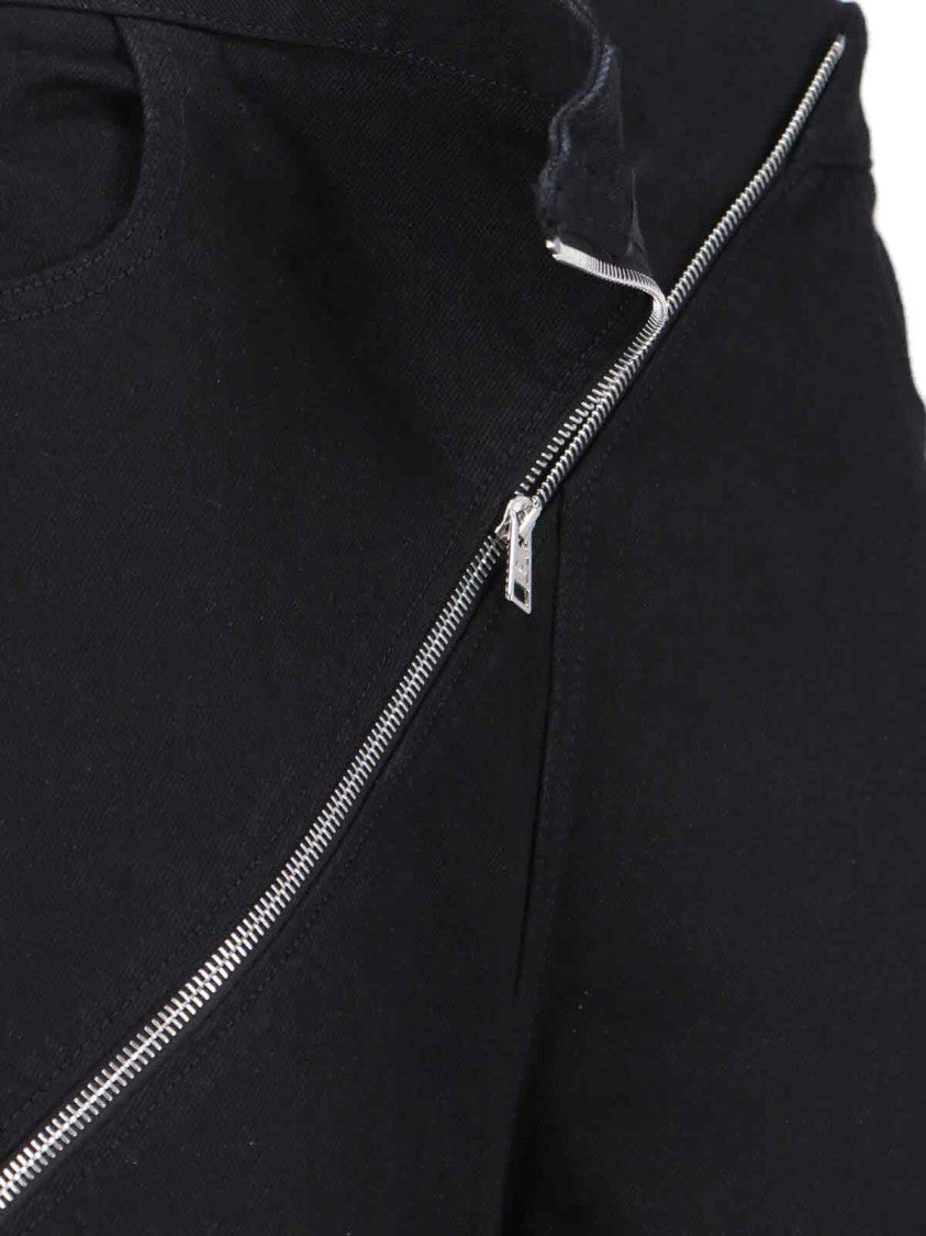 Alaïa Straight-Leg Jeans With Zip Closure