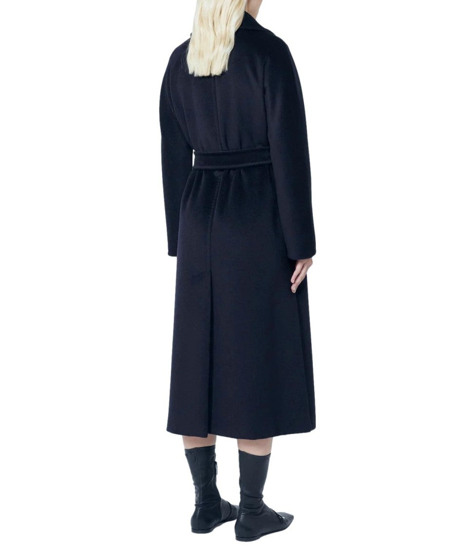 Max Mara Tenzone Long Coat In Virgin Wool