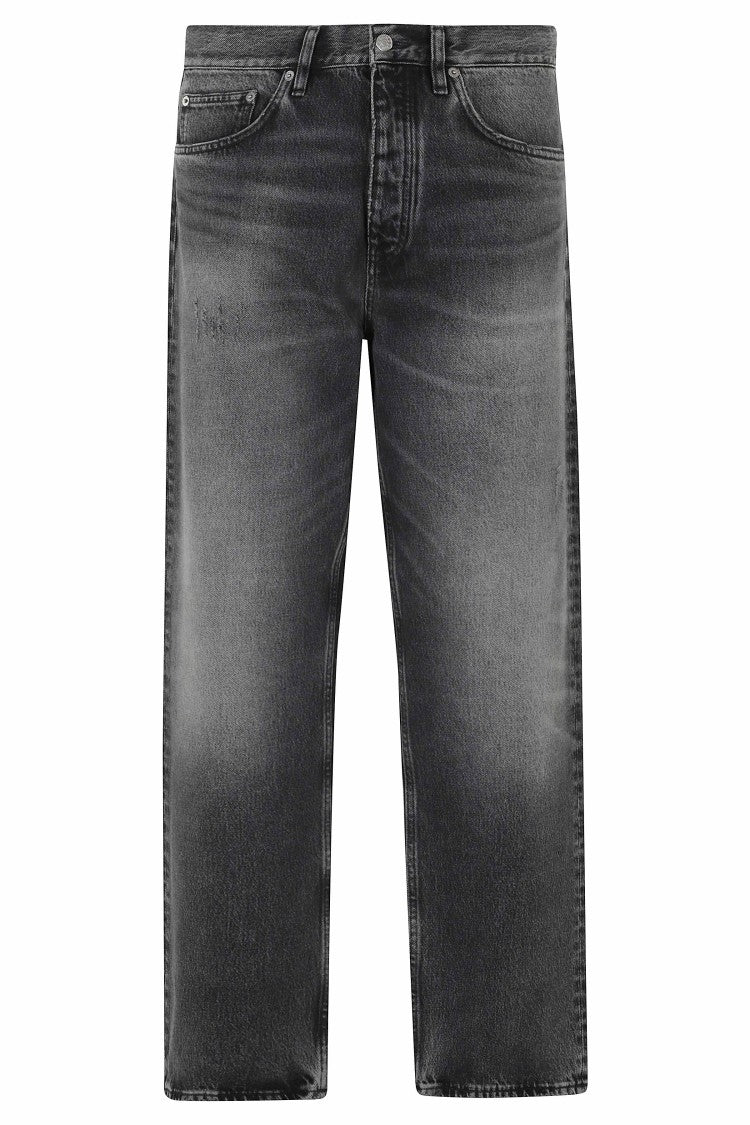 Sunflower Black Loose Five-Pocket Cotton Jeans