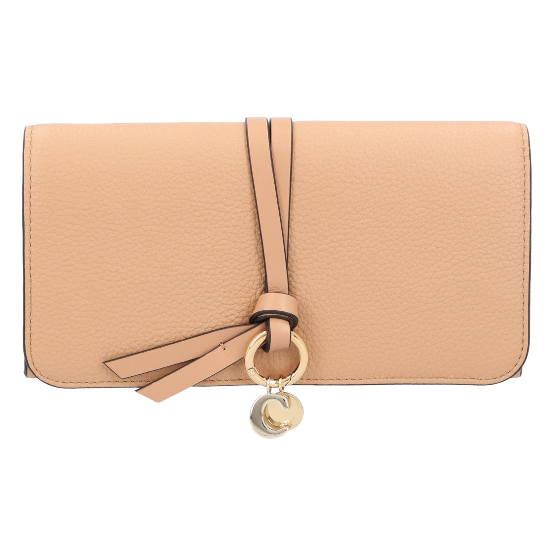 Chloé Bifold Long Wallet Beige