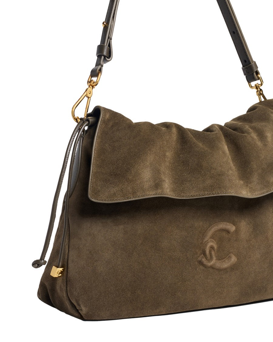 Coccinelle Lidia Suede Leather Shoulder Bag