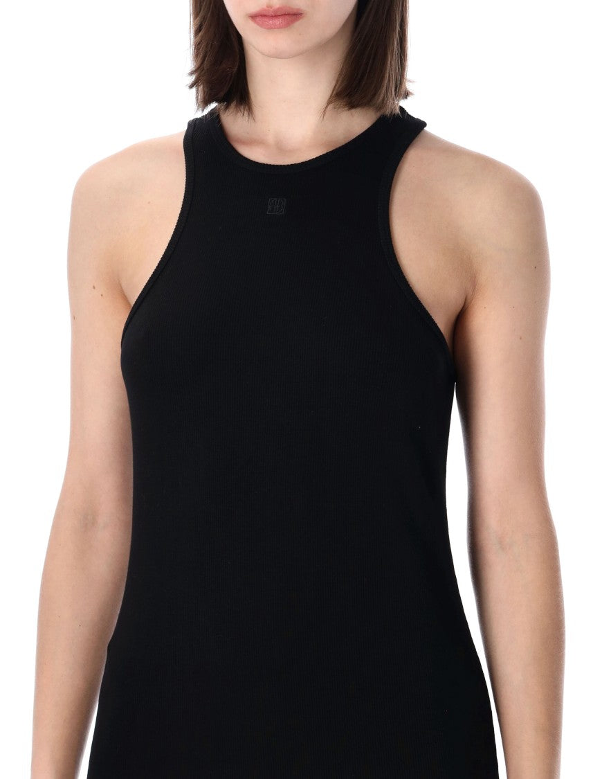 Anine Bing Cole Fitted High Neck Mini Dress