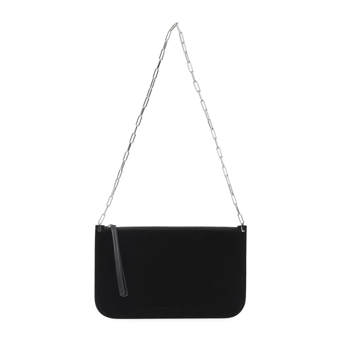 Phoebe Philo Rectangular Black Suede Shoulder Bag
