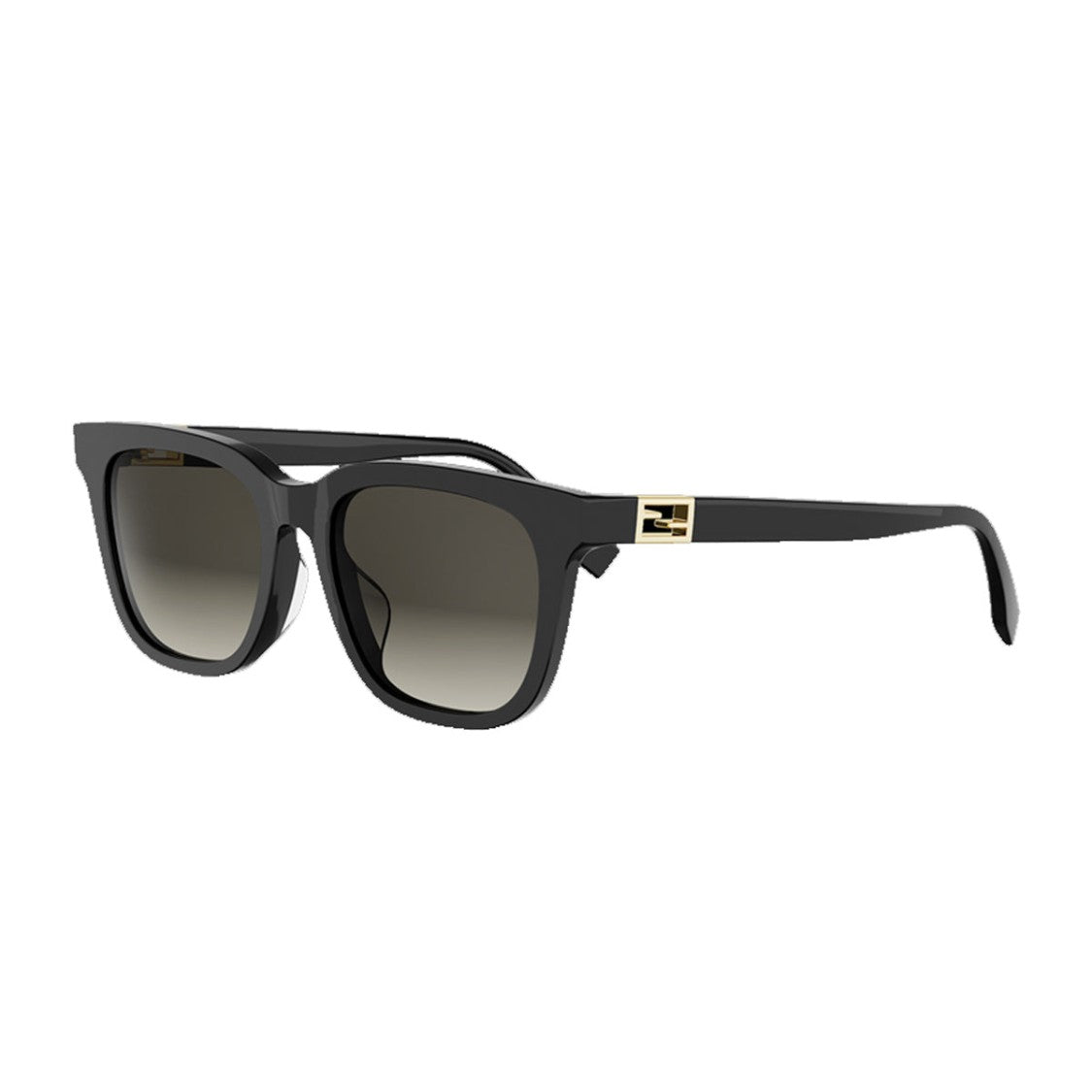 Fendi Black Tube Fe40228f Acetate Sunglasses