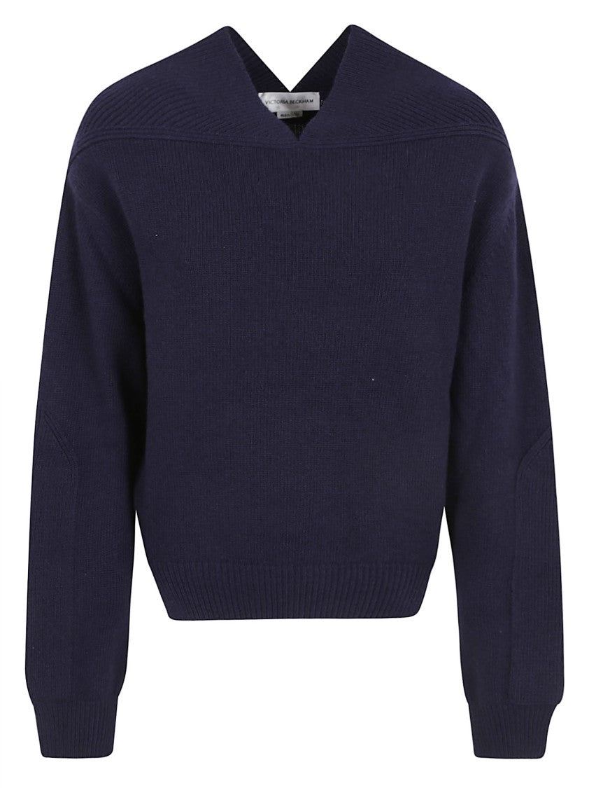 Victoria Beckham V-Neck Yoke Detail Jumper