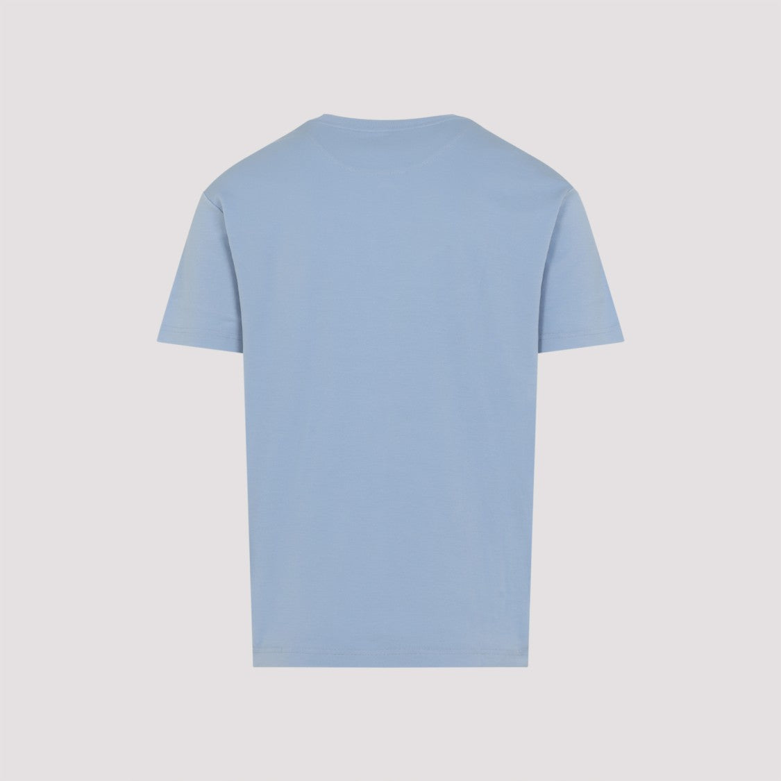 Etro Purple Wisteria Cotton T-Shirt With Multicolor Logo