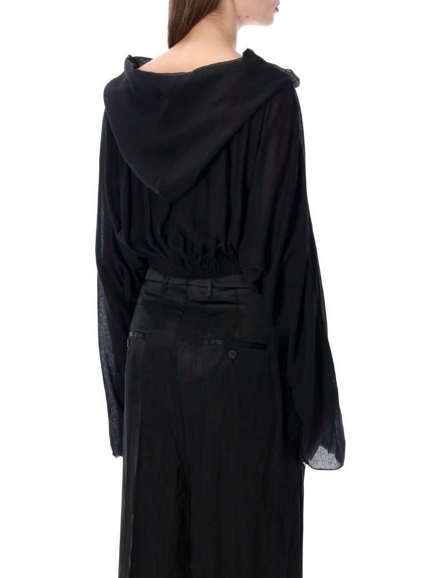 Rick Owens Cropped Hooded Tunic