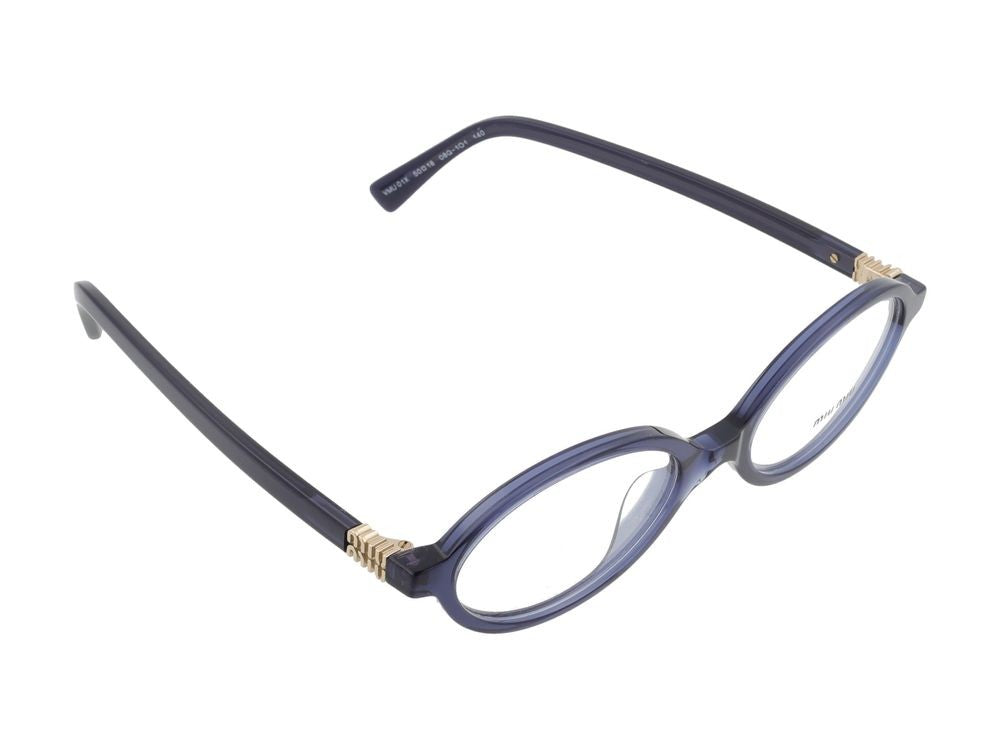 Miu Miu Blue 01Xv Vista Acetate Oval Glasses
