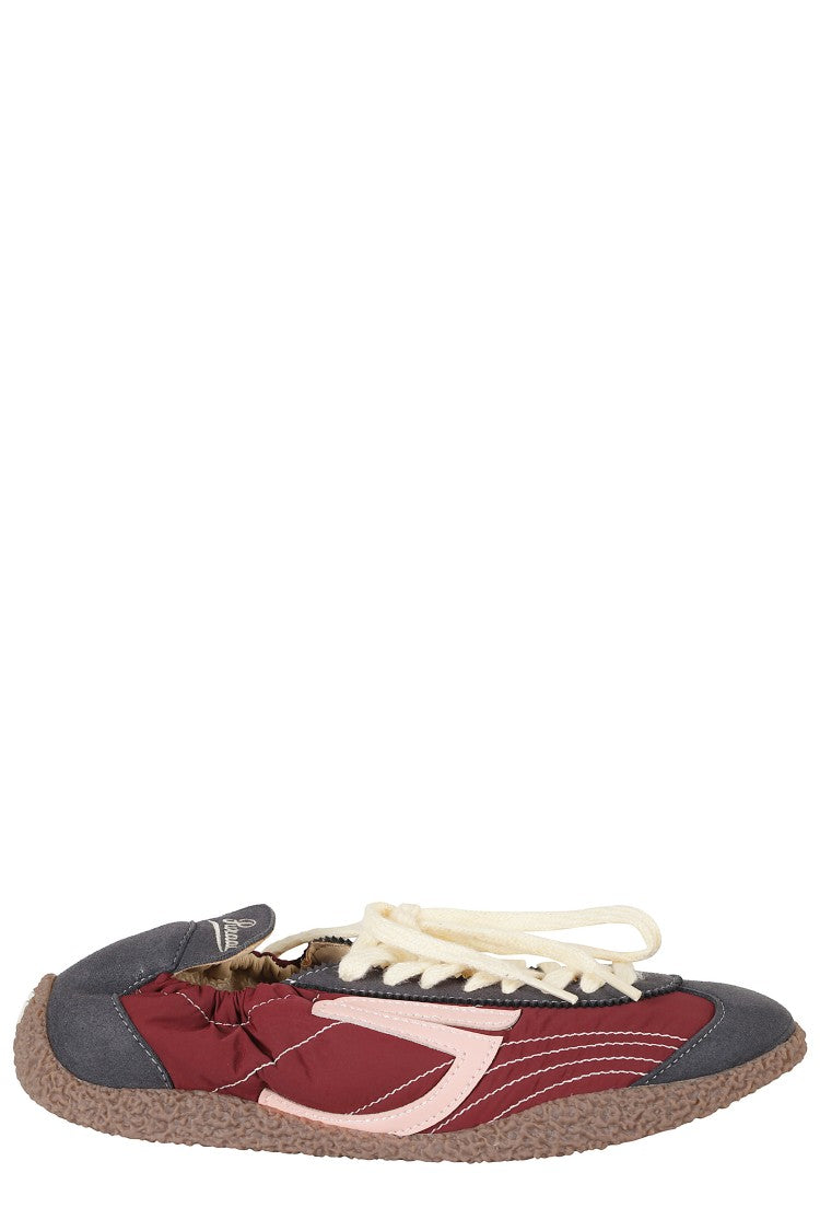 Puraai 9.01 Corsa Running Fabric-Leather Sneakers