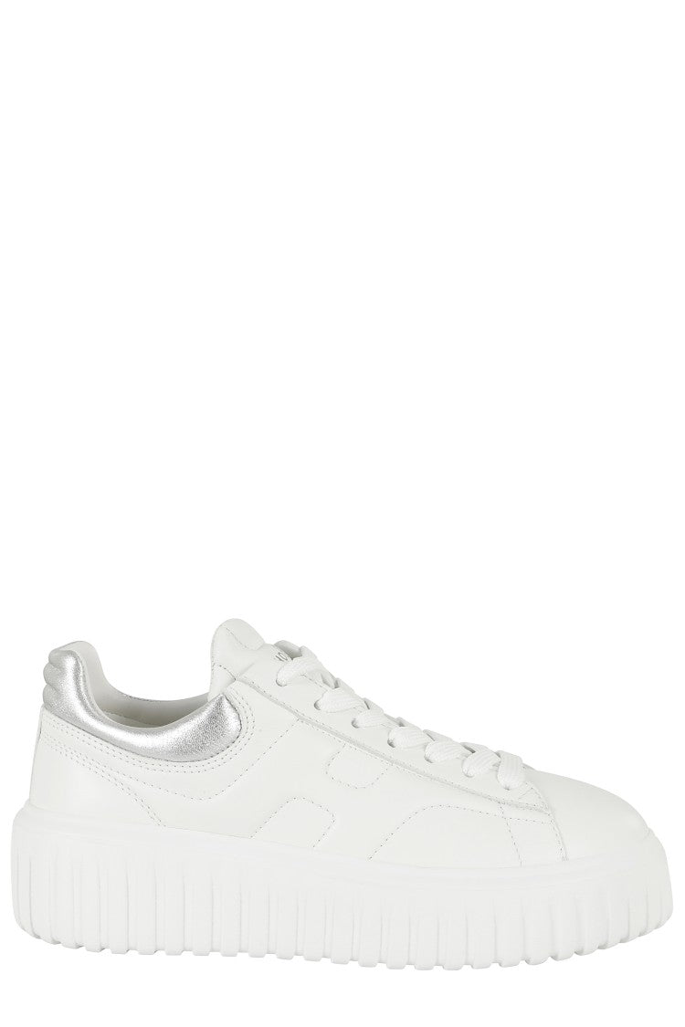 Hogan H Stripes Lace-Up Sneakers