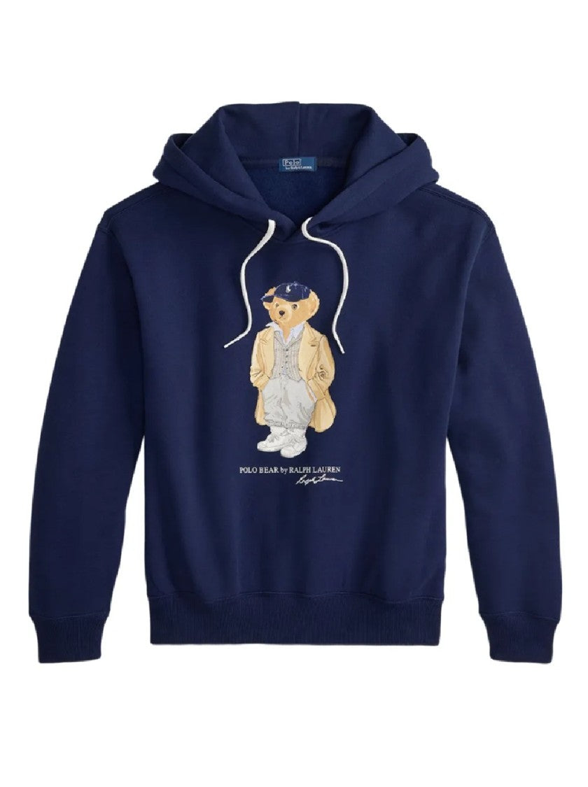 Polo Ralph Lauren Relaxed-Fit Hoodie With Embroidered Bear Motif