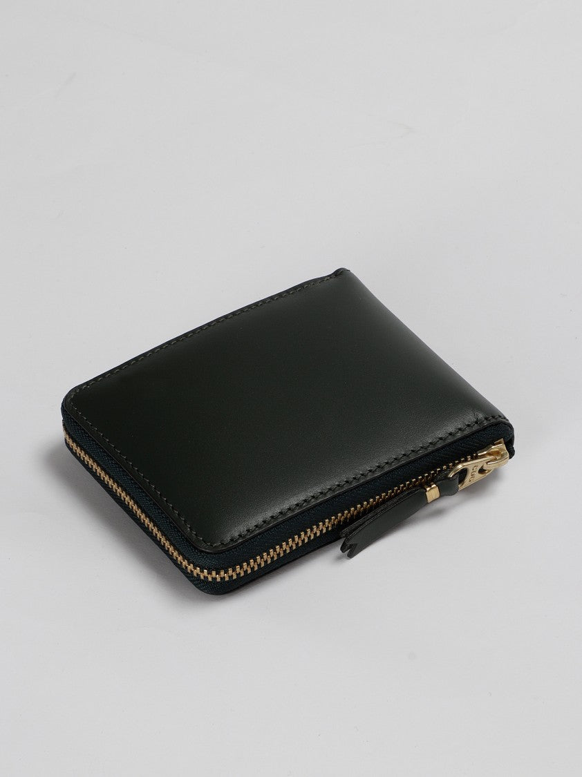 Comme Des Garçons Dark Green Cowhide Wallet