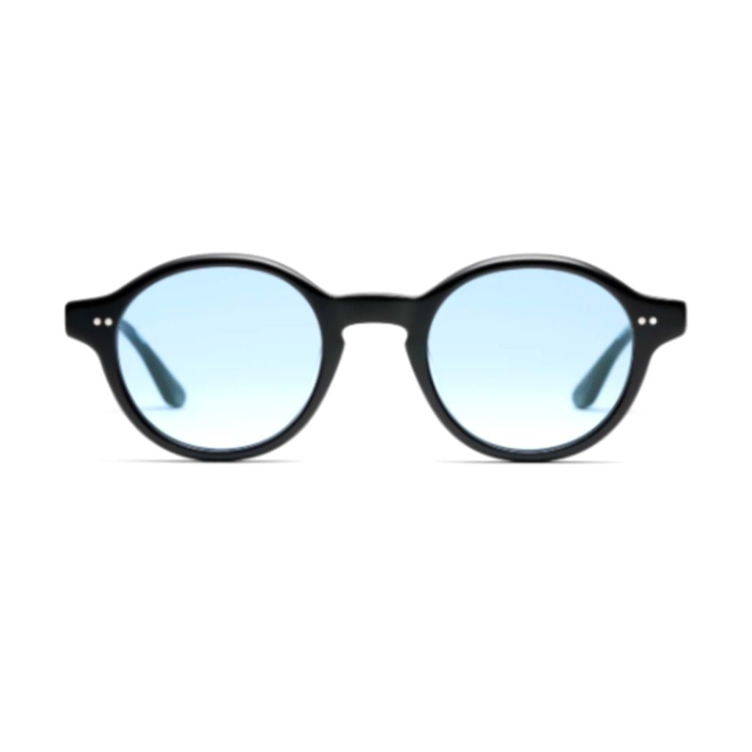 Peter And May Miaouuu Round Sunglasses With Gradient Blue Lenses