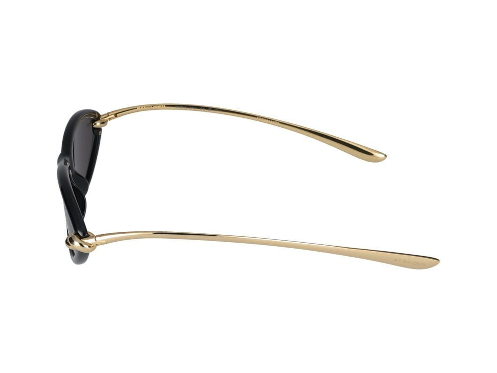 Bottega Veneta Sunglasses Bottega Veneta Bv1390s 001 Black Gold Grey 56/14/145