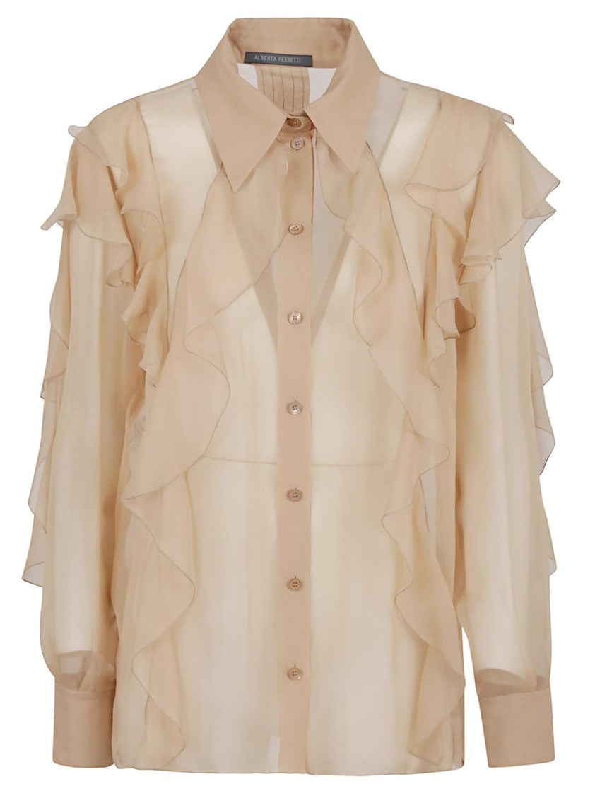Alberta Ferretti Chiffon Shirt