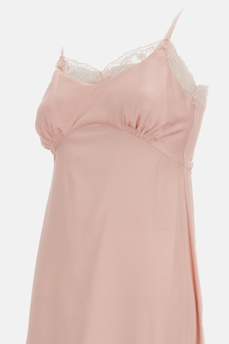 Simone Rocha Lace Trim Slip Dress