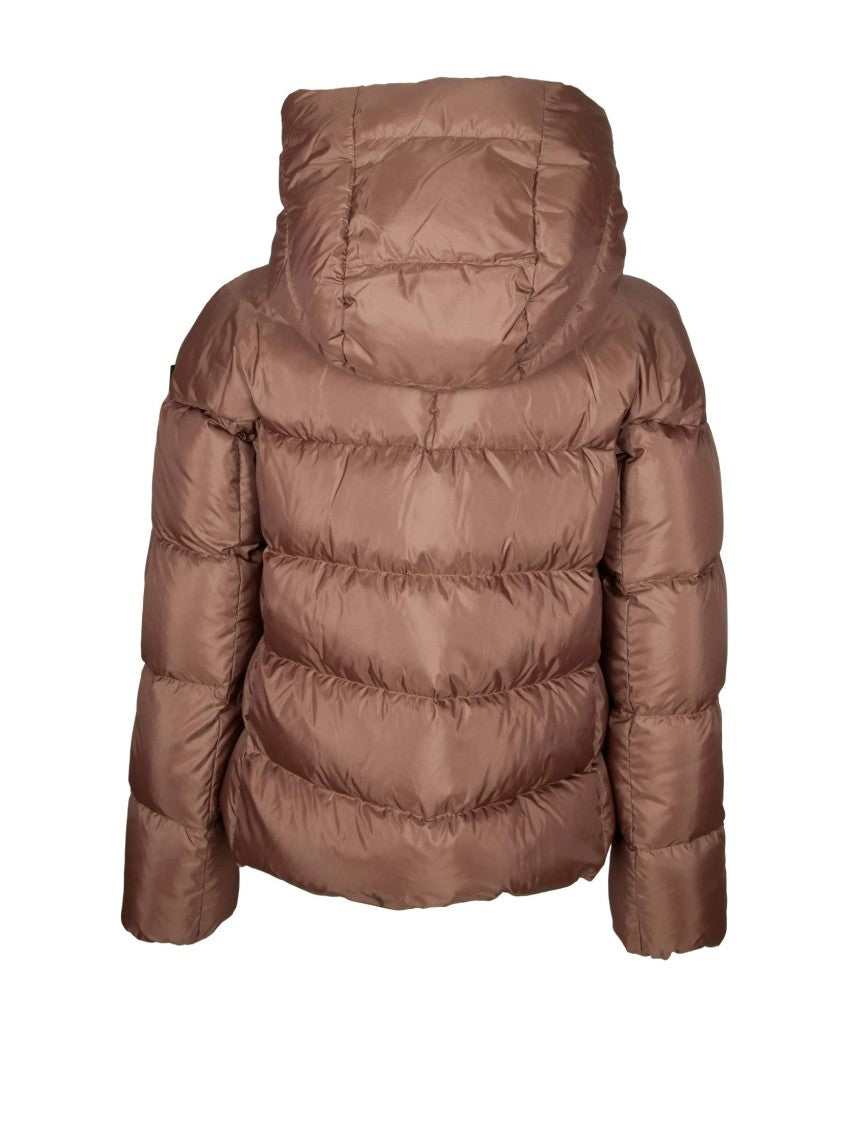 Peuterey Tucano Mqn Superlight Down Jacket In Recycled Fabric, Brown