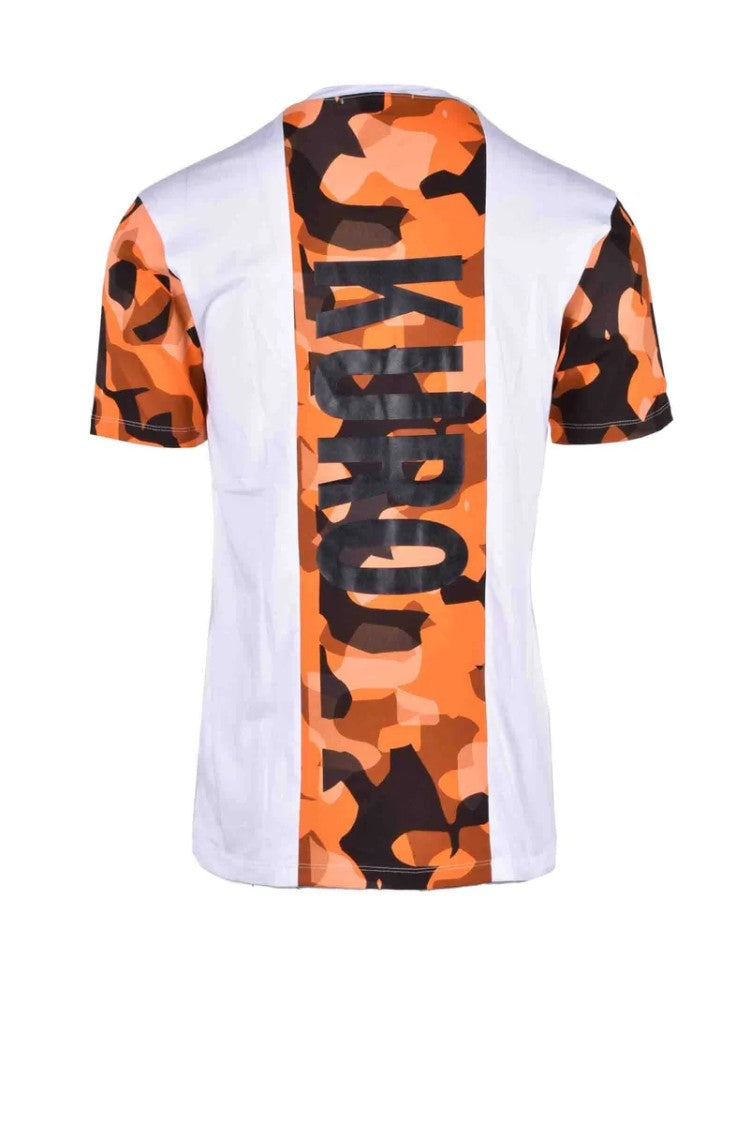 Takeshy Kurosawa White Camouflage Cotton T-Shirt