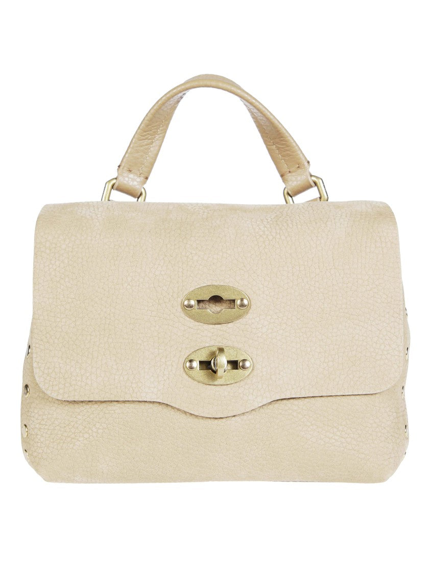 Zanellato Postina Jones Nabuk Baby Pebbled Leather Handbag