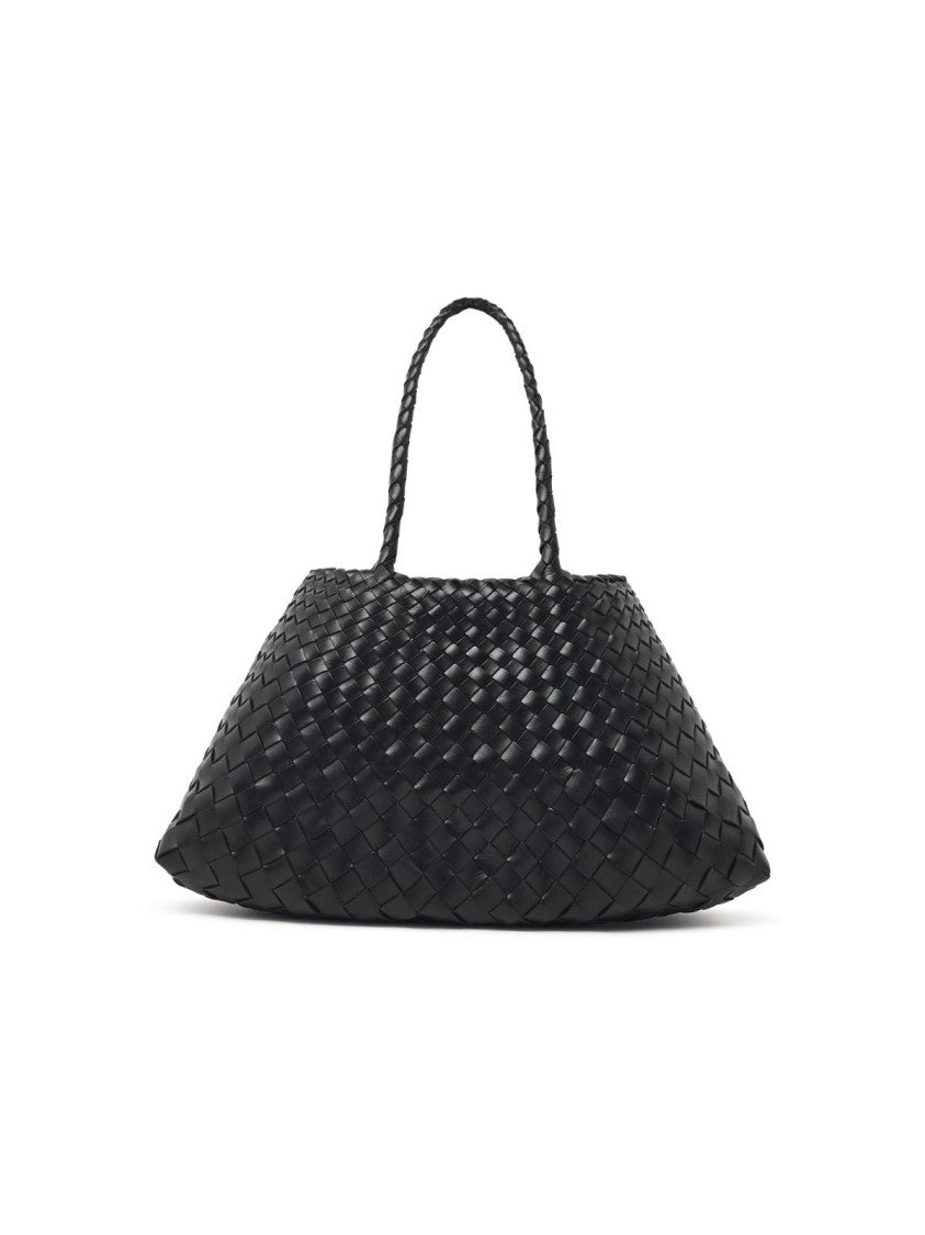 Dragon Diffusion 'Santa Croce Big' Black Leather Bag