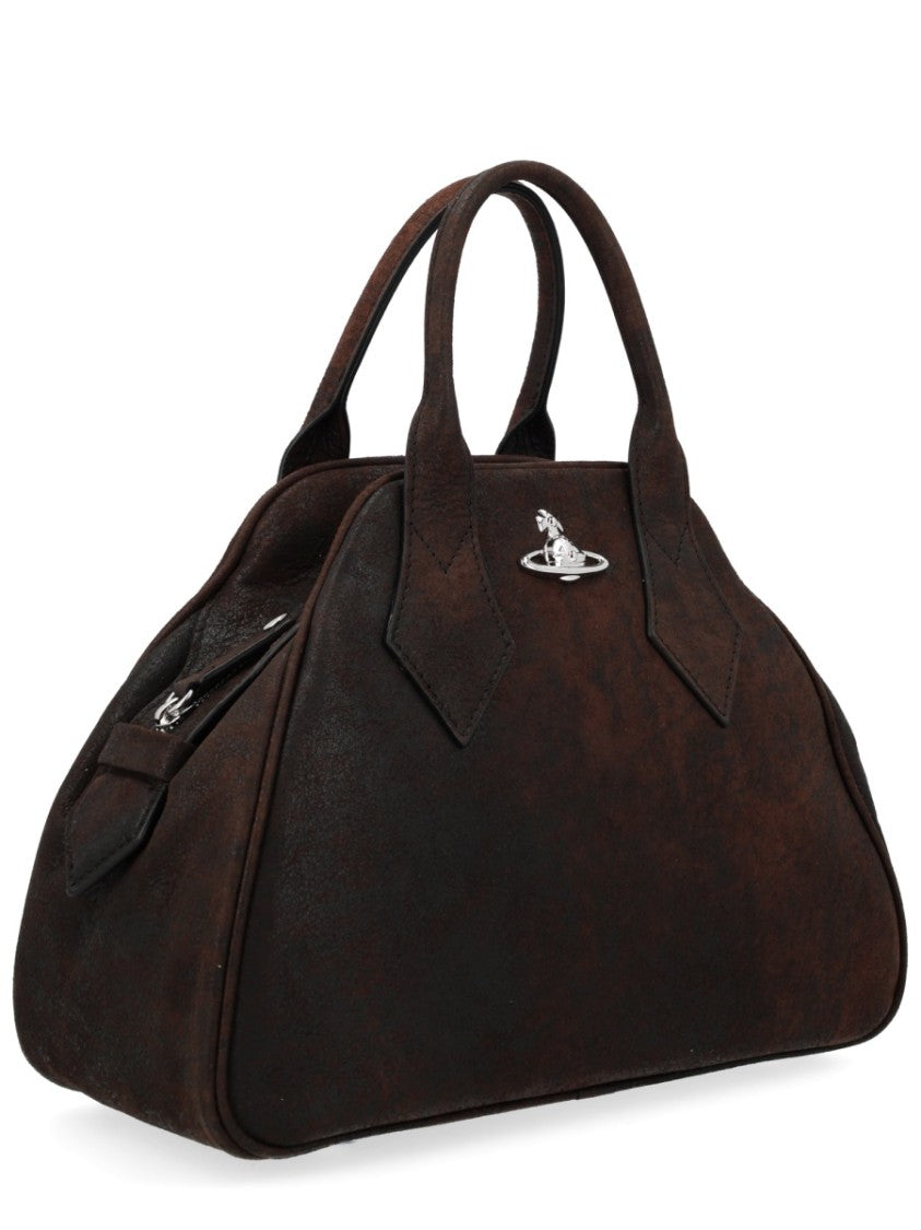 Vivienne Westwood Yasmine Lamb Leather Orb Bag