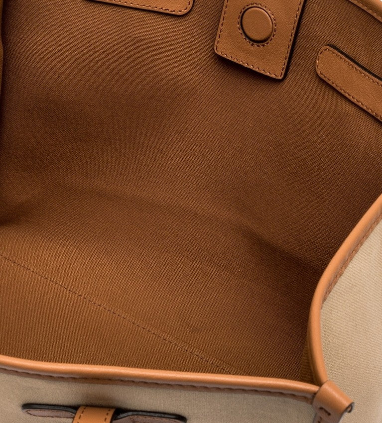 Marcella Canvas Handbag With Magnetic Closure