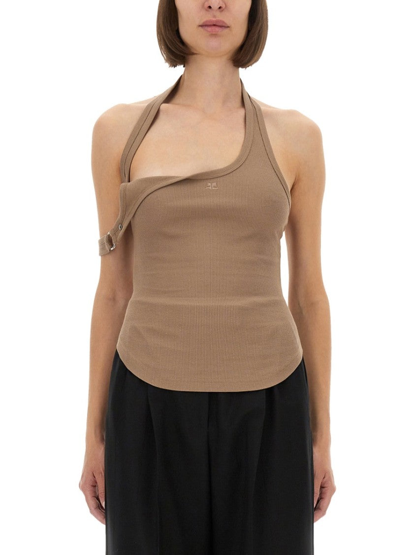 Courrèges Asymmetrical Tank Top