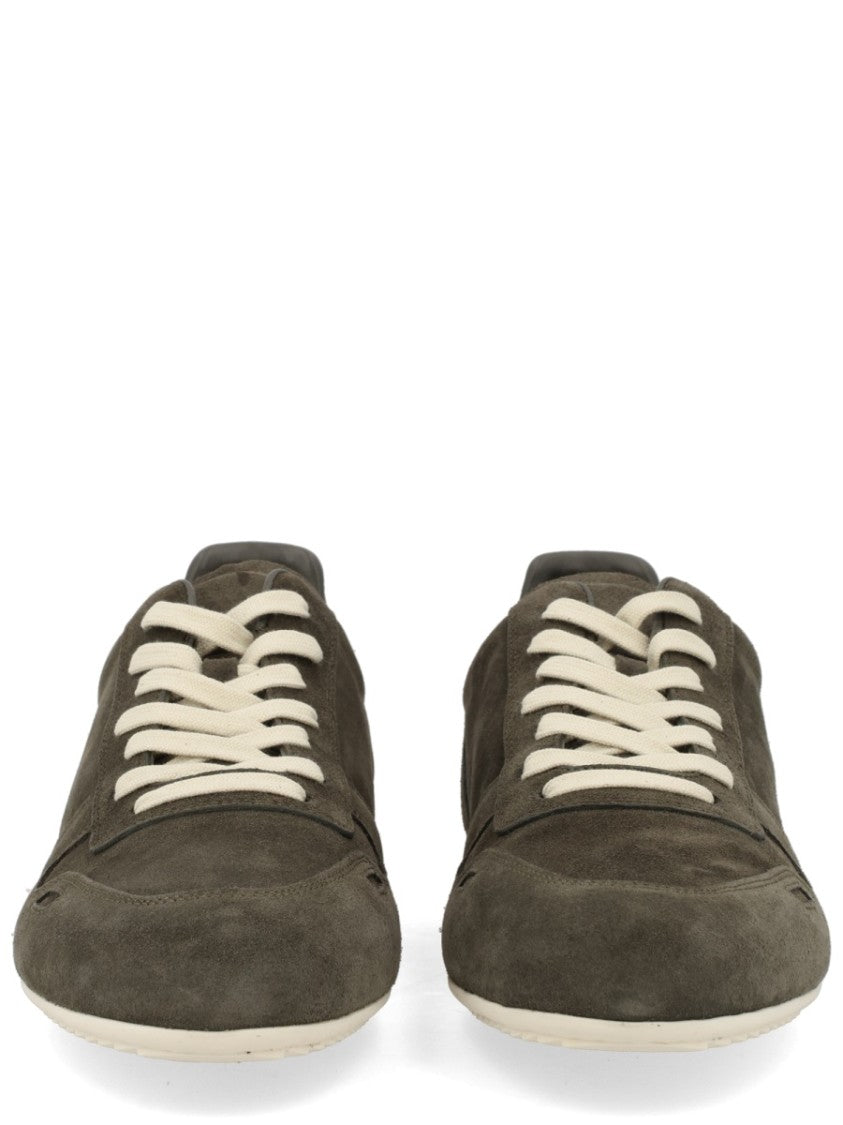 Rick Owens Minimal Sneaks Monochromatic Calf Sneakers