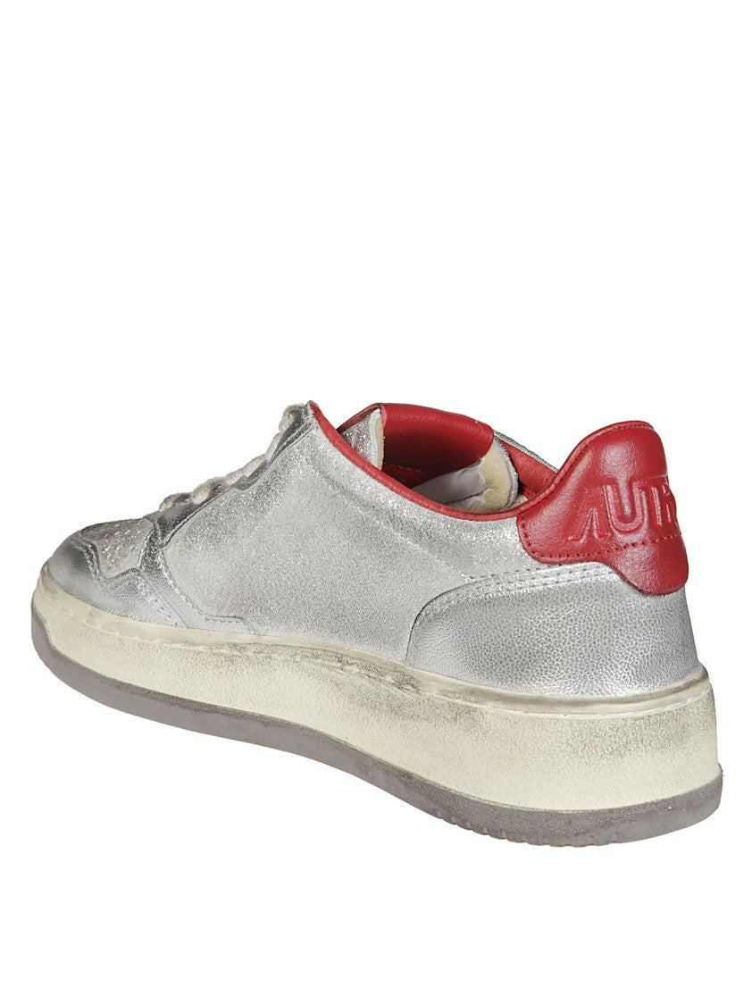 Autry Sup Vint Low Lam Suede Sneakers