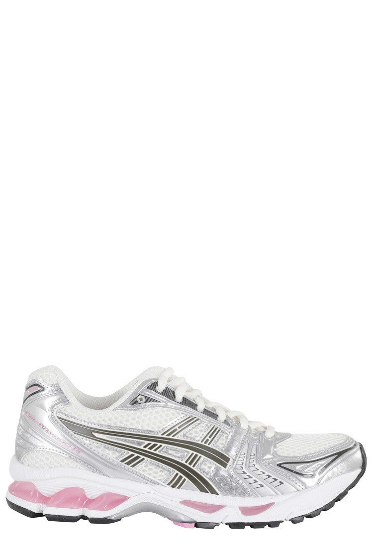 Asics Silver Pink Gel Kayano 14 Faux Leather Sneakers
