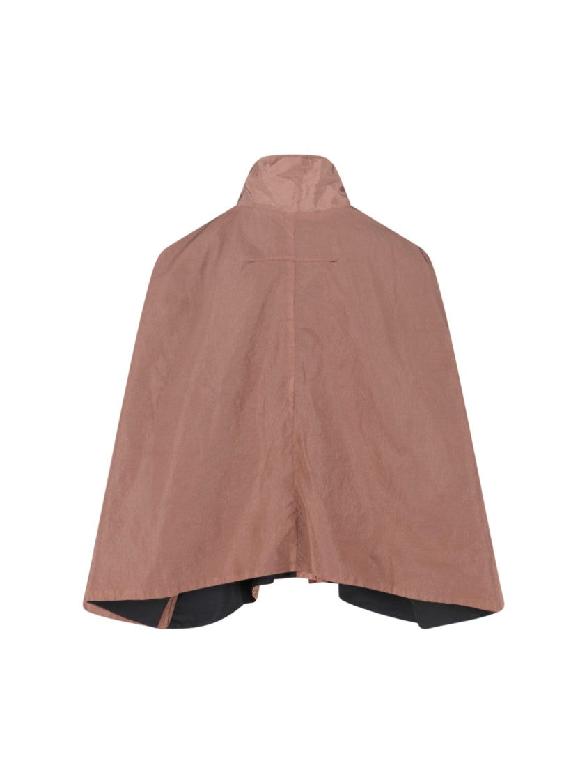 Kimono Rain Pink No-Rain Waterproof V-Neck Outerwear Cape