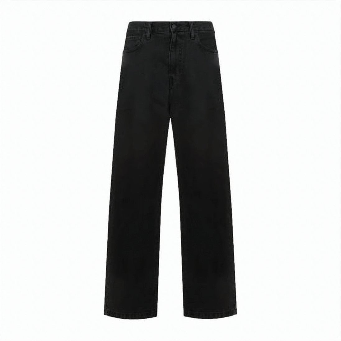 Carhartt Wip Straight-Leg Black Denim Pants