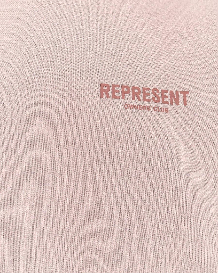 Represent Oversized Pink Hoodie With Owners' Club Print