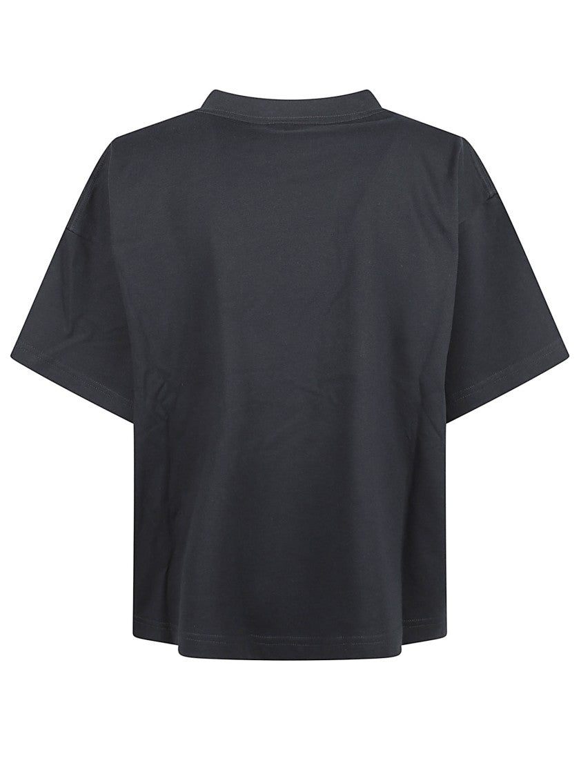 Balenciaga Oversized T-Shirt With Ribbed Crew Neck