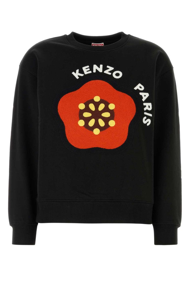 Kenzo Black Cotton Sweatshirt