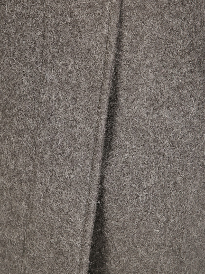 Lemaire Wrapover Skirt With Layered Design And Soft Drape