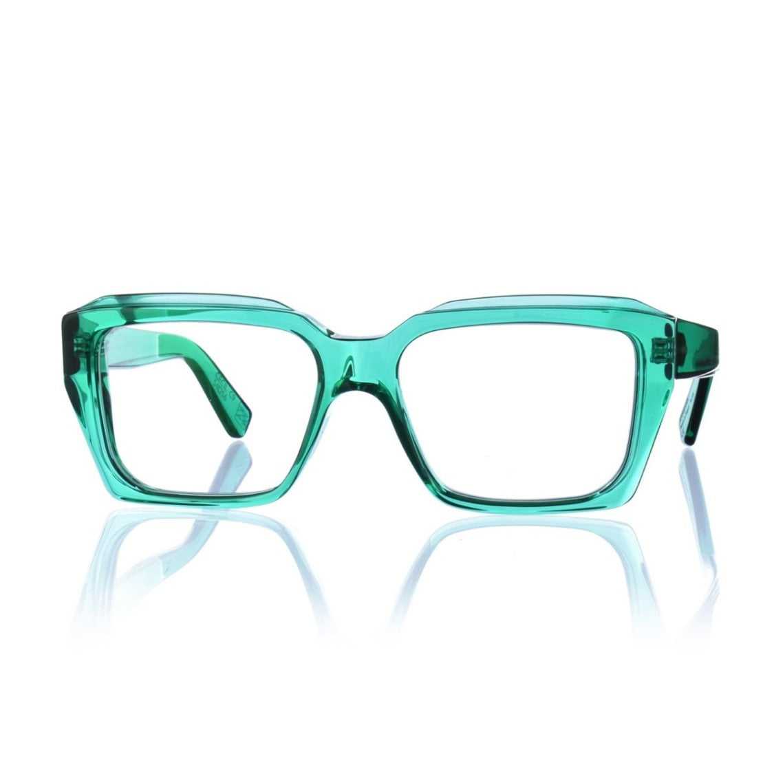 Kirk&Kirk Translucent Acrylic Cecil Acrylic Rectangular Sunglasses