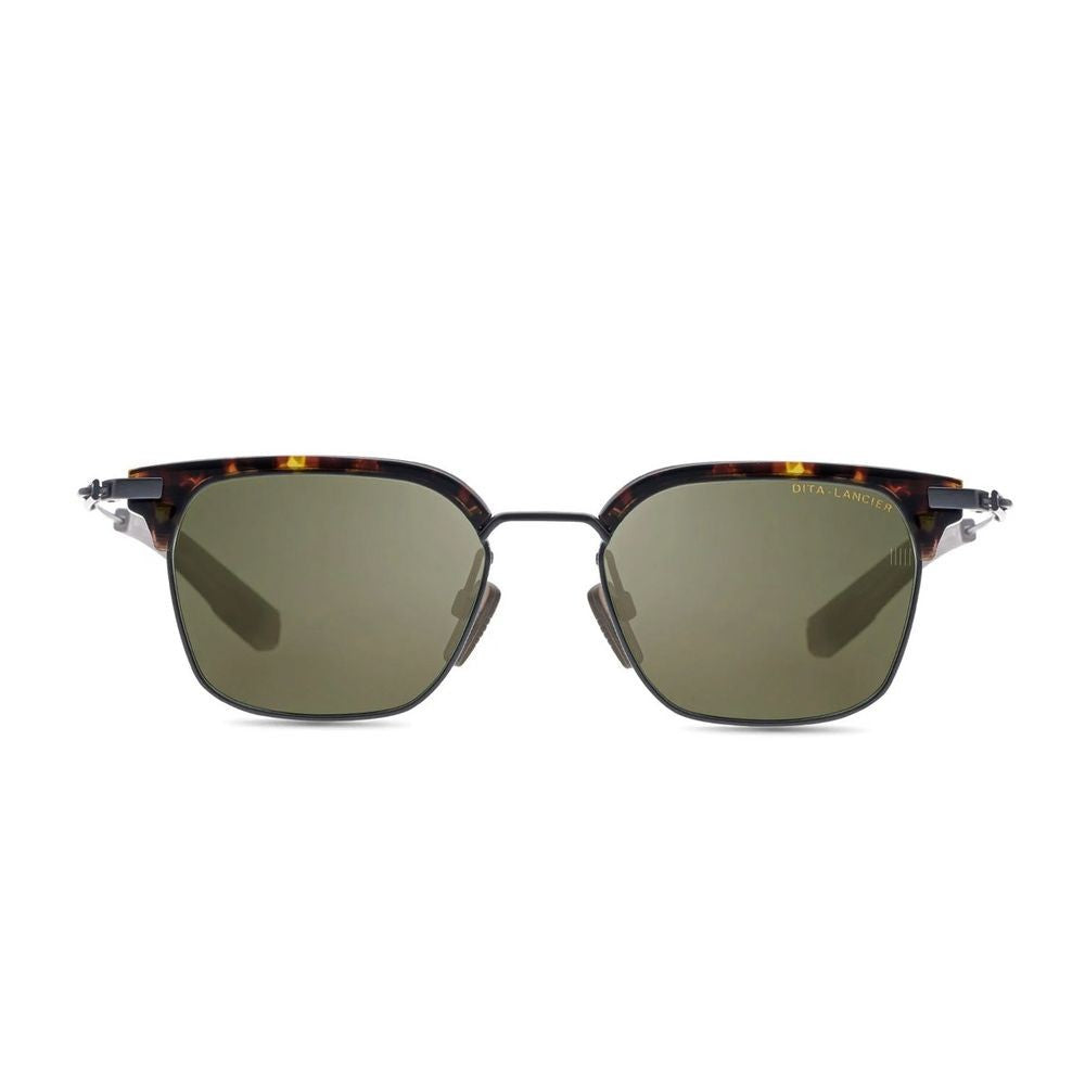 Dita Lancier Lsa 410 Squared Havana Acetate Sunglasses