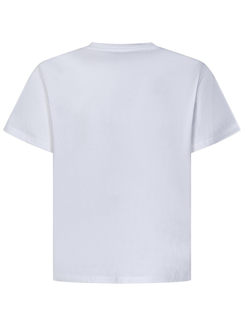 Coperni White Cotton Crewneck T-Shirt