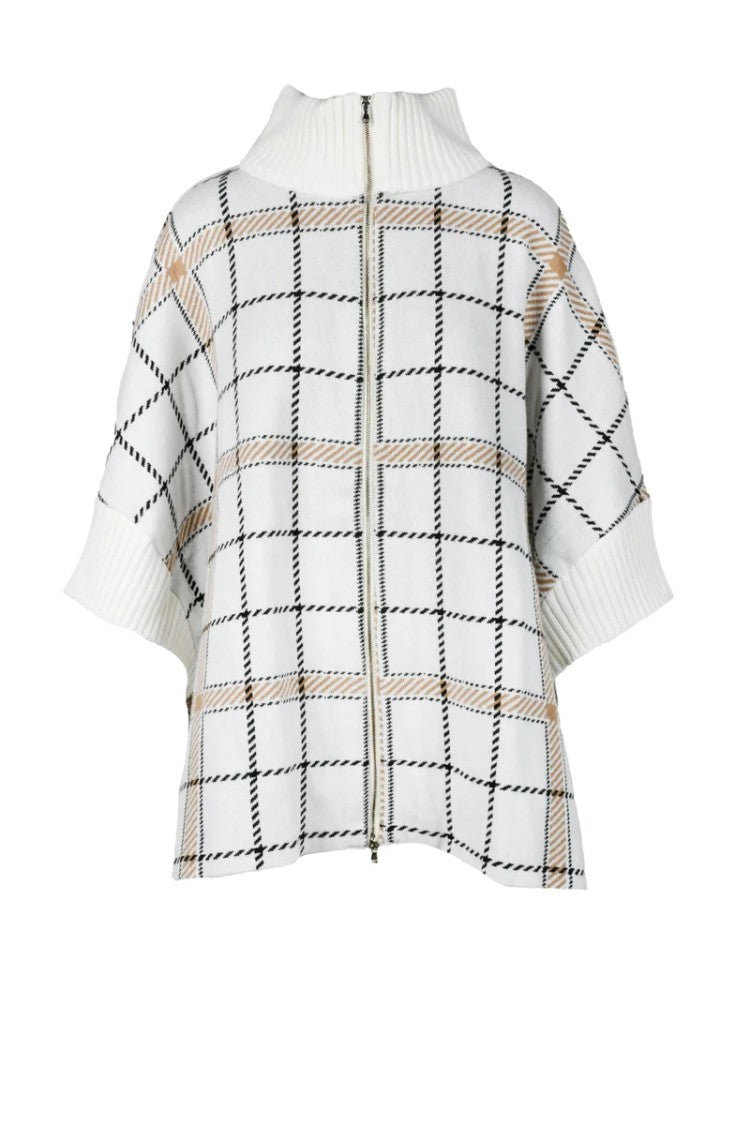 Rocco Ragni Merino Wool And Cashmere Cardigan - Black/White