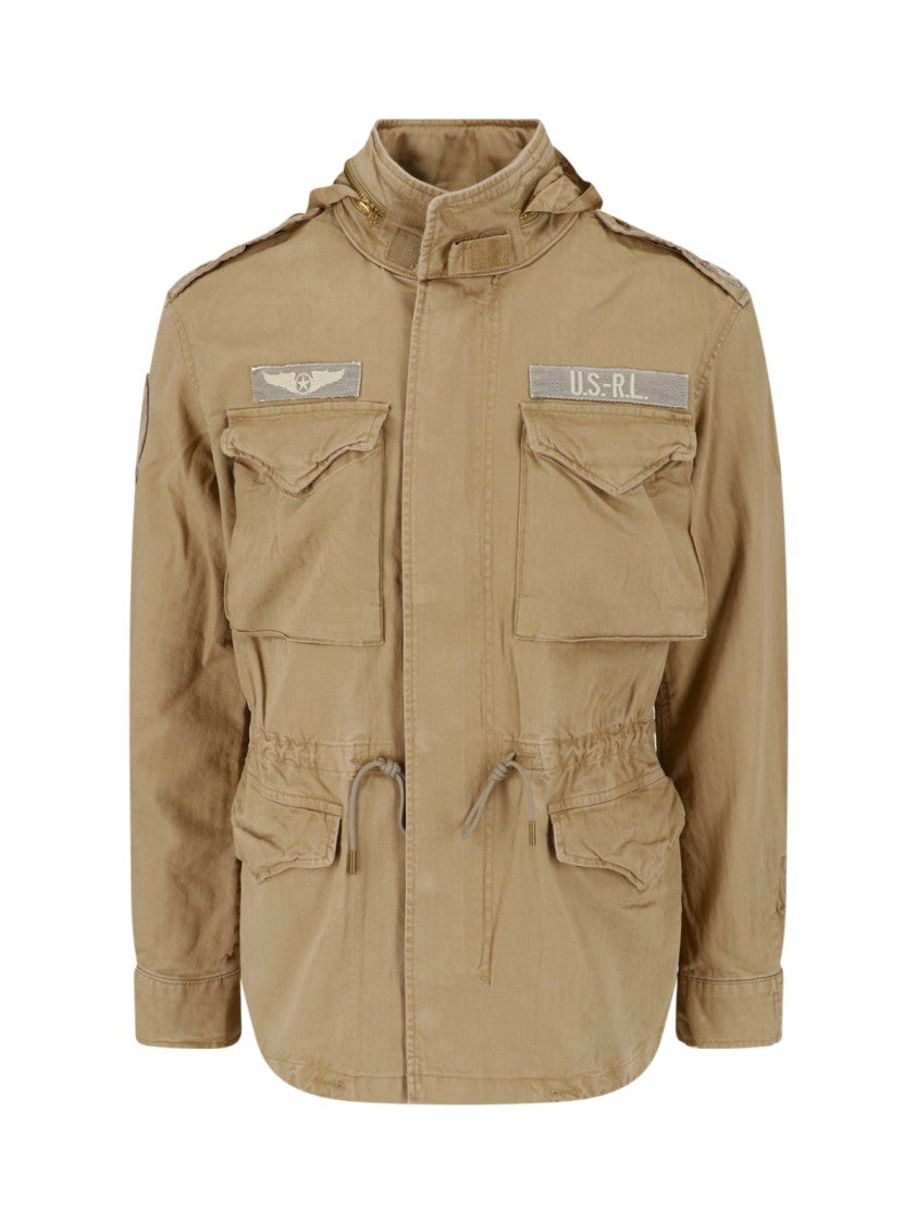 Polo Ralph Lauren Military-Inspired Casual Jacket With Adjustable Drawstring