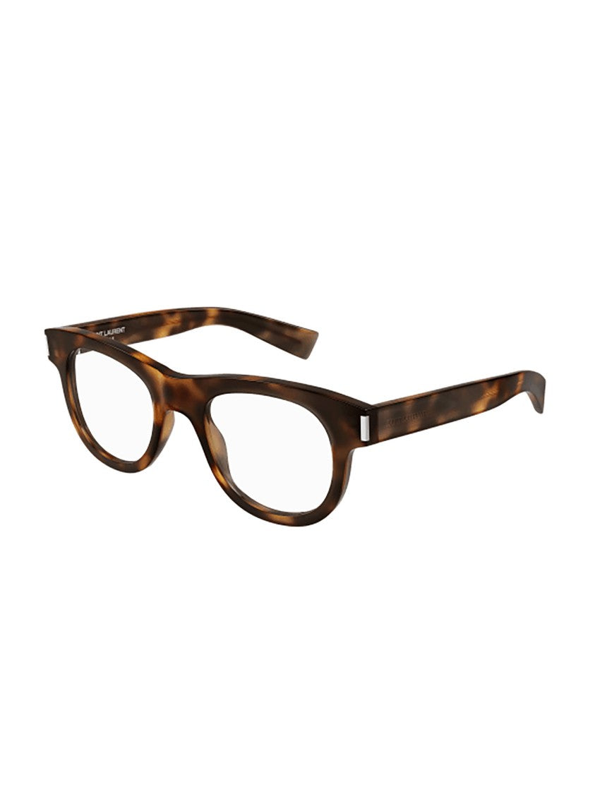 Saint Laurent Oversized Brown Tortoiseshell Optical Frames