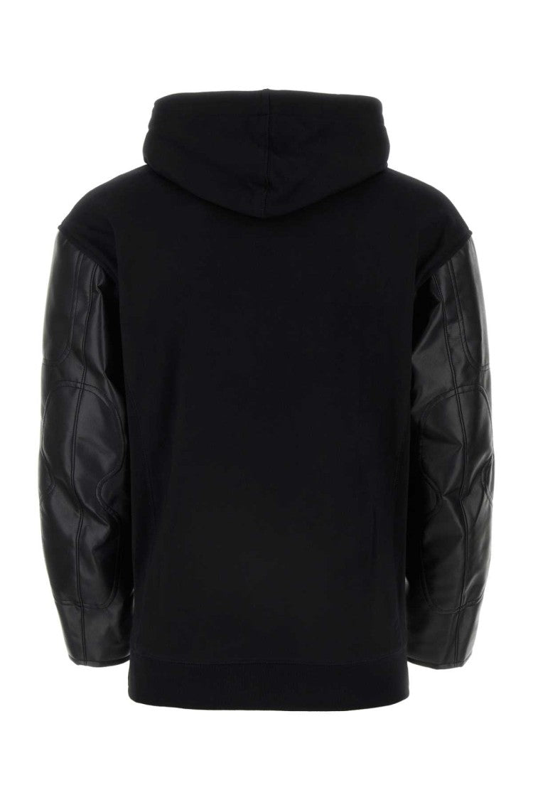 Junya Watanabe Black Cotton Sweatshirt