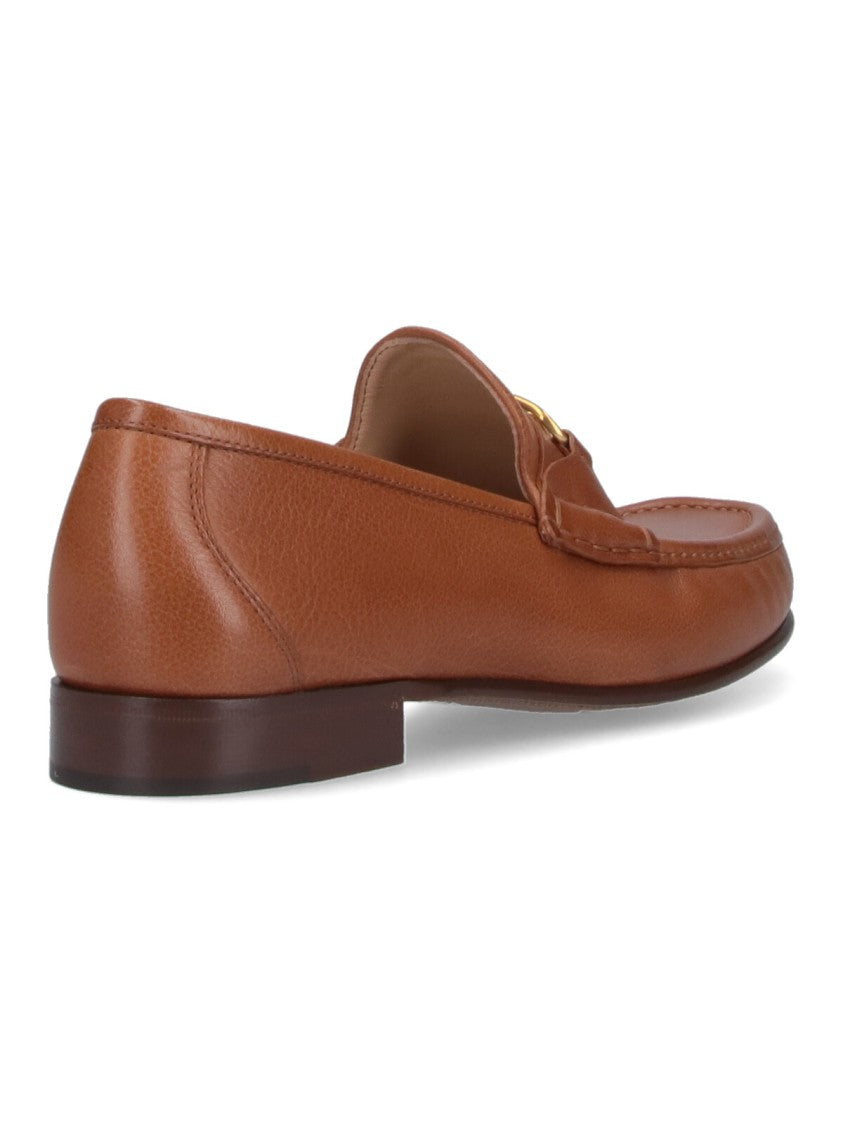 Valentino Garavani Vlogo Signature' Moccasins – Brown
